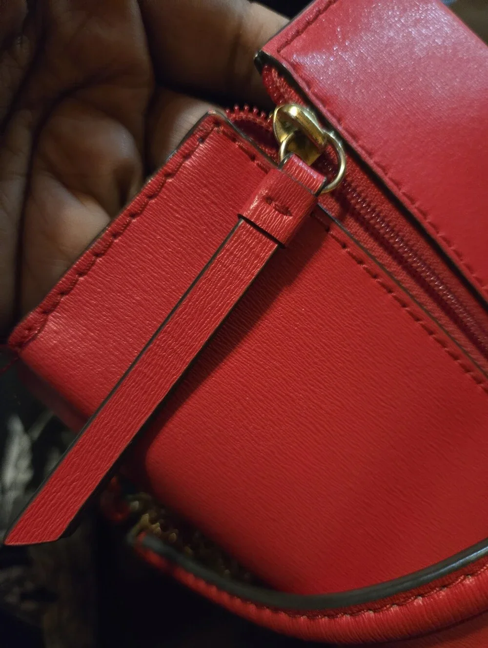 Tory Burch Small Robinson Red Tote